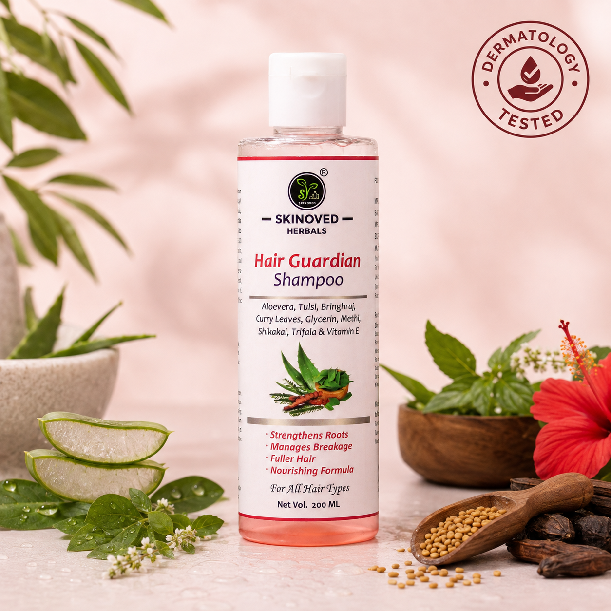 Hair Guardian Shampoo for Strong & Healthy Hair | Skinoved Herbals
