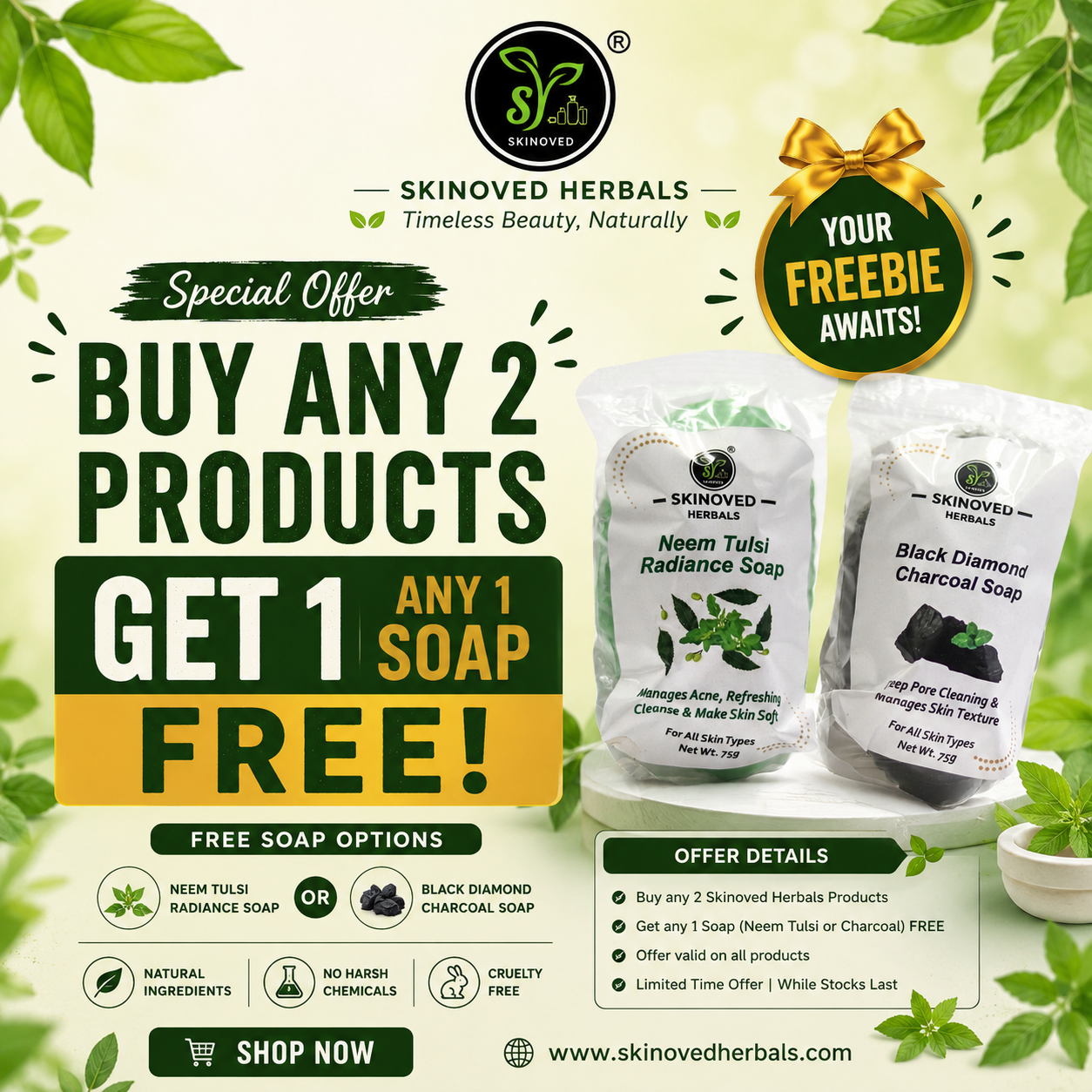 Herbal Tan Removal Soaps – Freebie