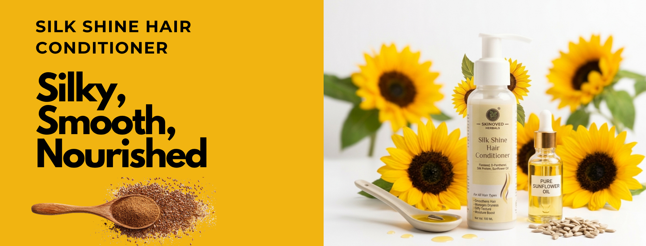 Silk Shine Hair Conditioner Banner