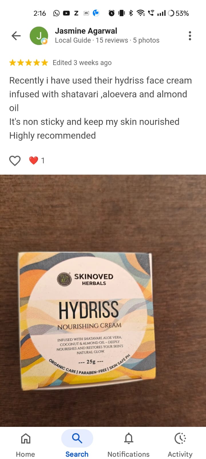 Customer Review